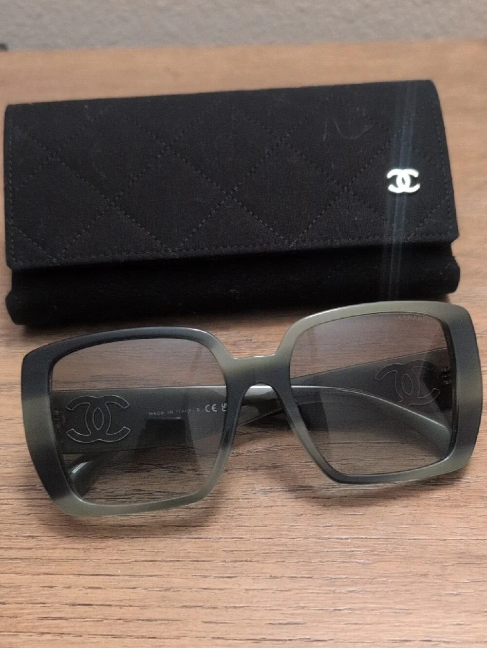 CHANEL sunglasses featuring
